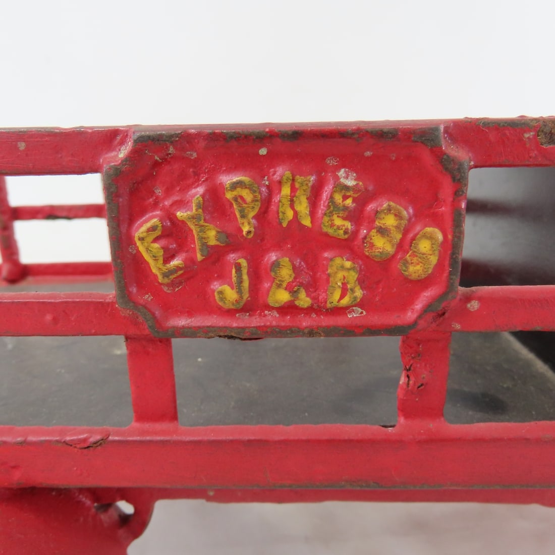 Vintage Cast Iron Jones & Bixler Stake Truck - 11