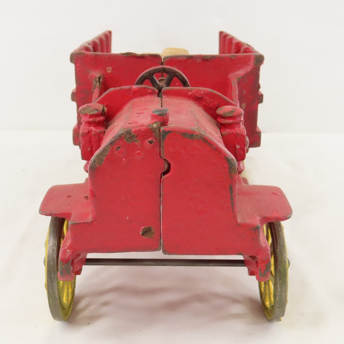 Vintage Cast Iron Jones & Bixler Stake Truck - 8
