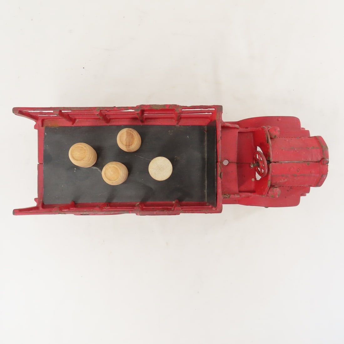 Vintage Cast Iron Jones & Bixler Stake Truck - 9