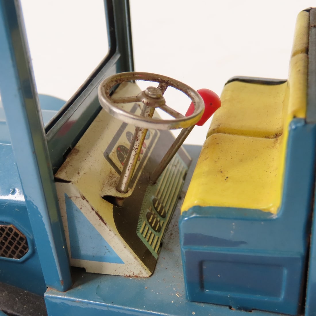 Vintage Old Timer Tin Litho Autobus, Made in Japan - 11