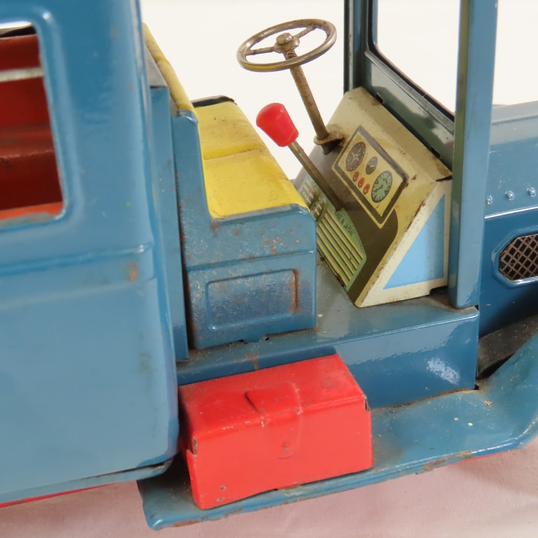 Vintage Old Timer Tin Litho Autobus, Made in Japan - 14