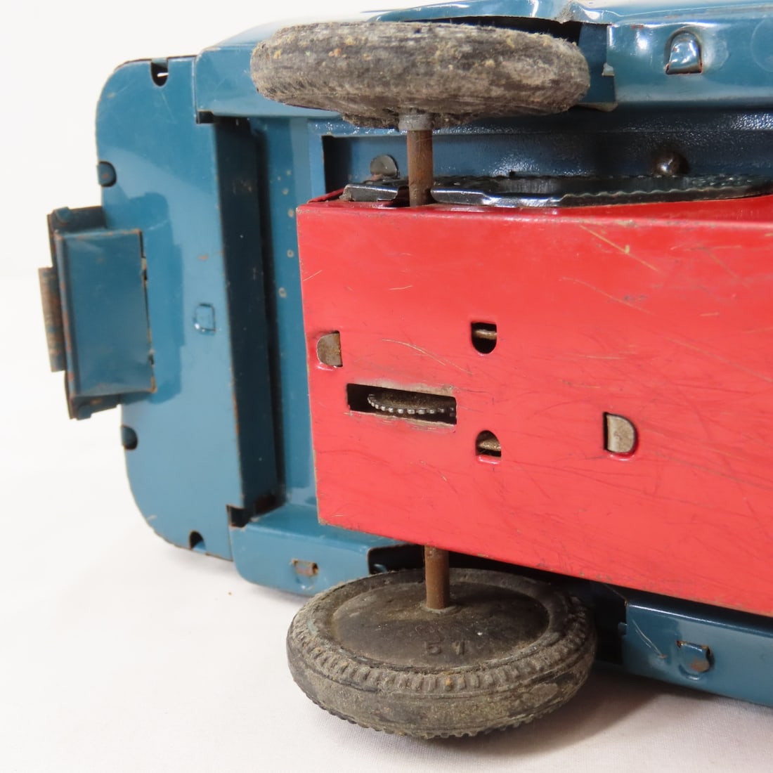 Vintage Old Timer Tin Litho Autobus, Made in Japan - 16
