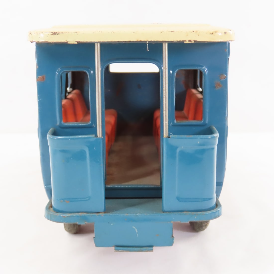 Vintage Old Timer Tin Litho Autobus, Made in Japan - 4