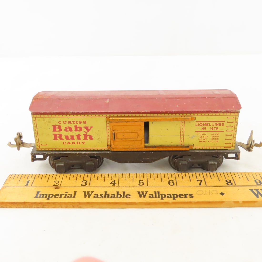 4 Lionel Tin Litho O Gauge Train Cars - 13