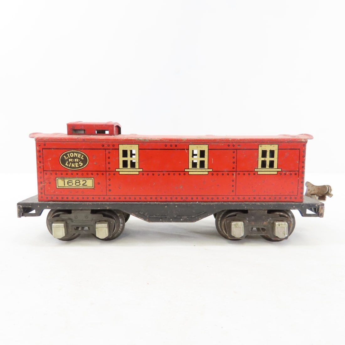 4 Lionel Tin Litho O Gauge Train Cars - 4