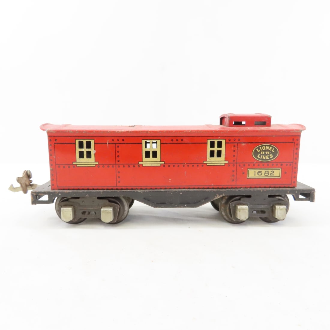 4 Lionel Tin Litho O Gauge Train Cars - 5