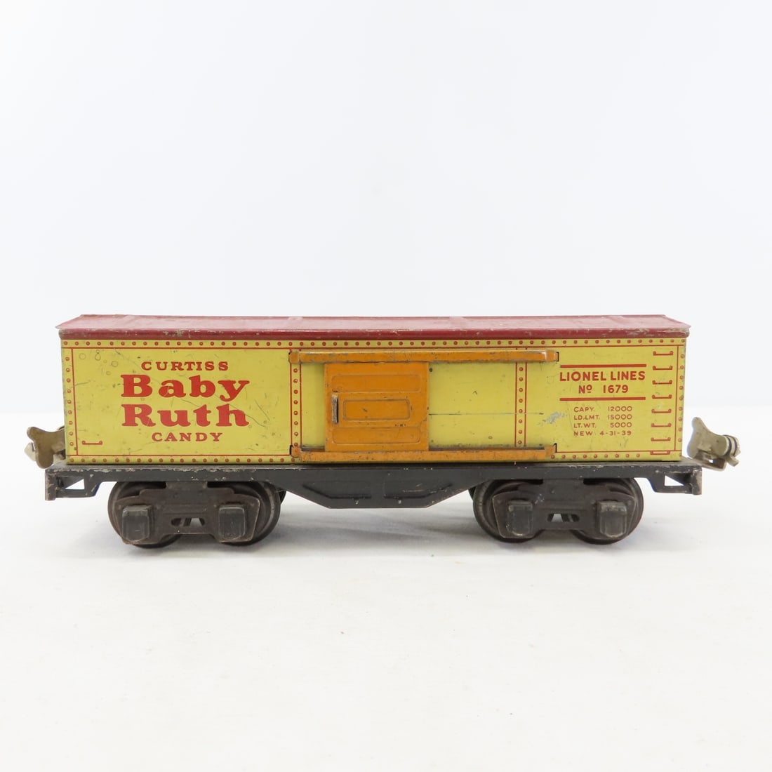 4 Lionel Tin Litho O Gauge Train Cars - 6