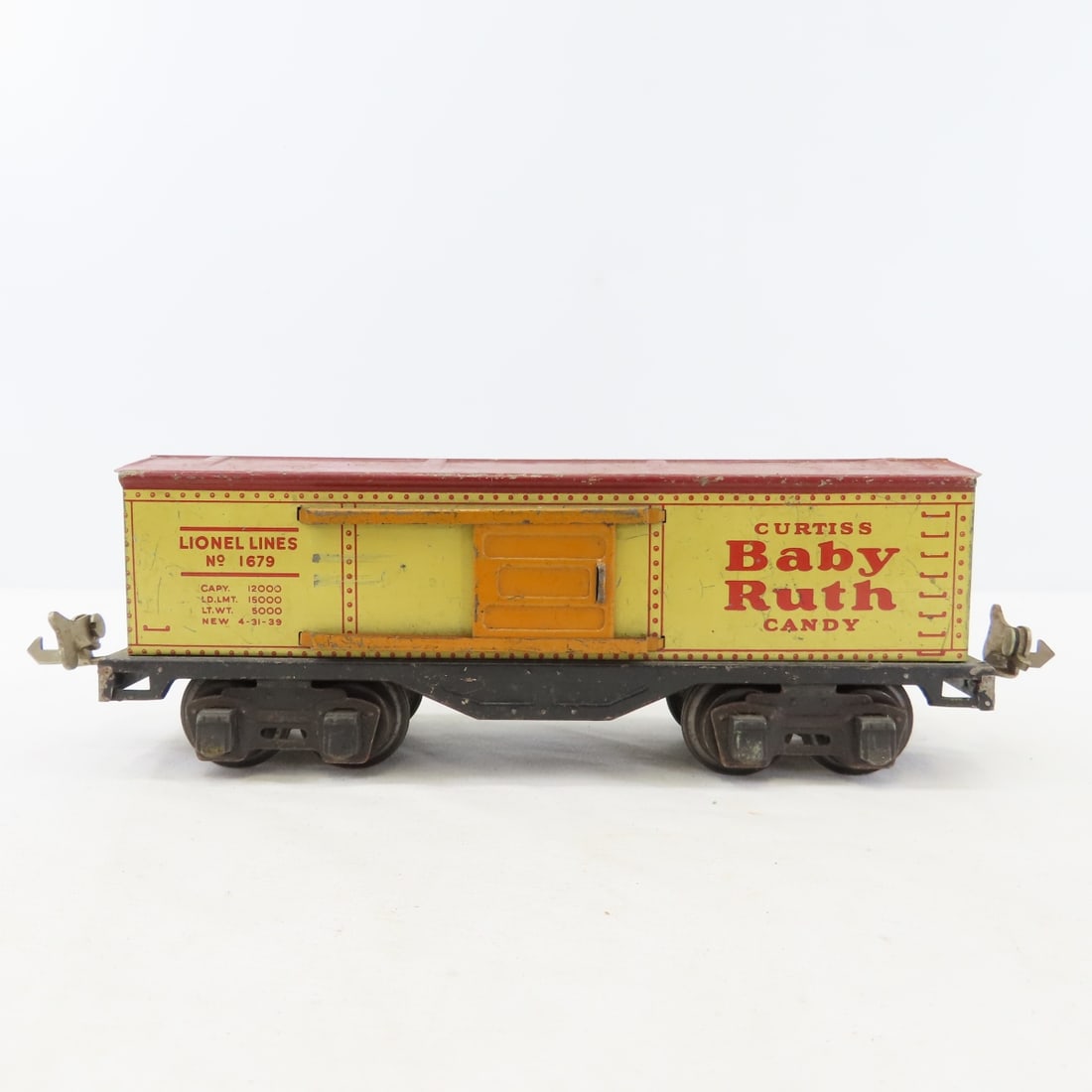4 Lionel Tin Litho O Gauge Train Cars - 7