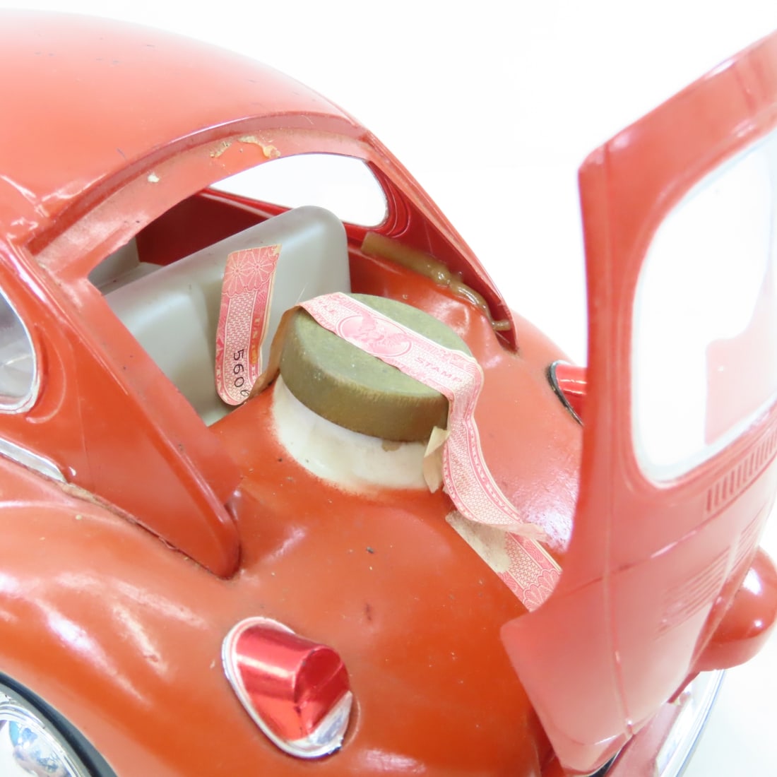 2 Jim Beam Whiskey Volkswagen Beetle Decanters - 14