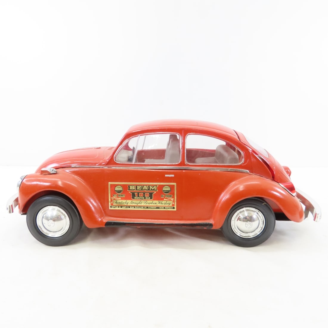 2 Jim Beam Whiskey Volkswagen Beetle Decanters - 9