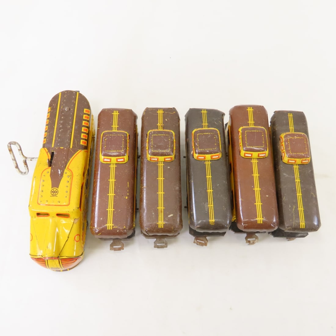 Marx UP Streamline M10005 Key Wind Tin Train - 13