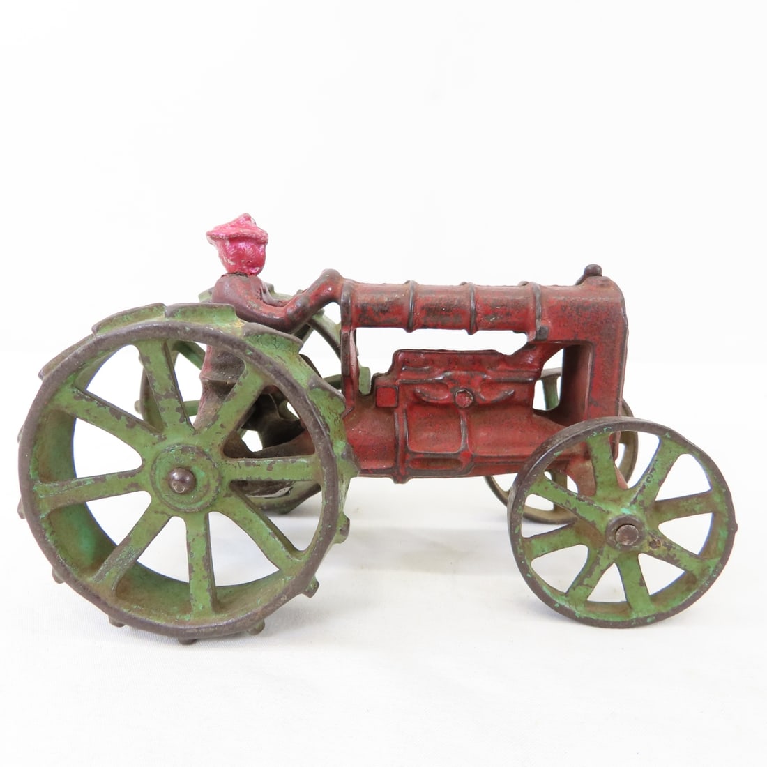 2 Repaired Arcade Cast Iron Tractors - 4