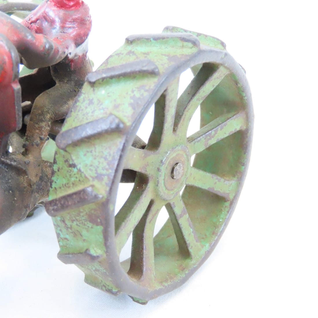 2 Repaired Arcade Cast Iron Tractors - 9