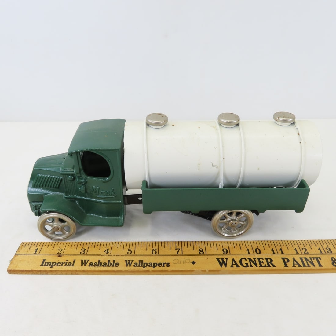 Repainted Arcade Cast Iron Mack Tanker Truck - 2