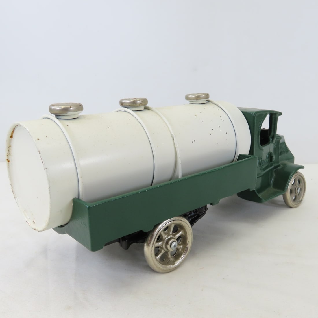 Repainted Arcade Cast Iron Mack Tanker Truck - 5
