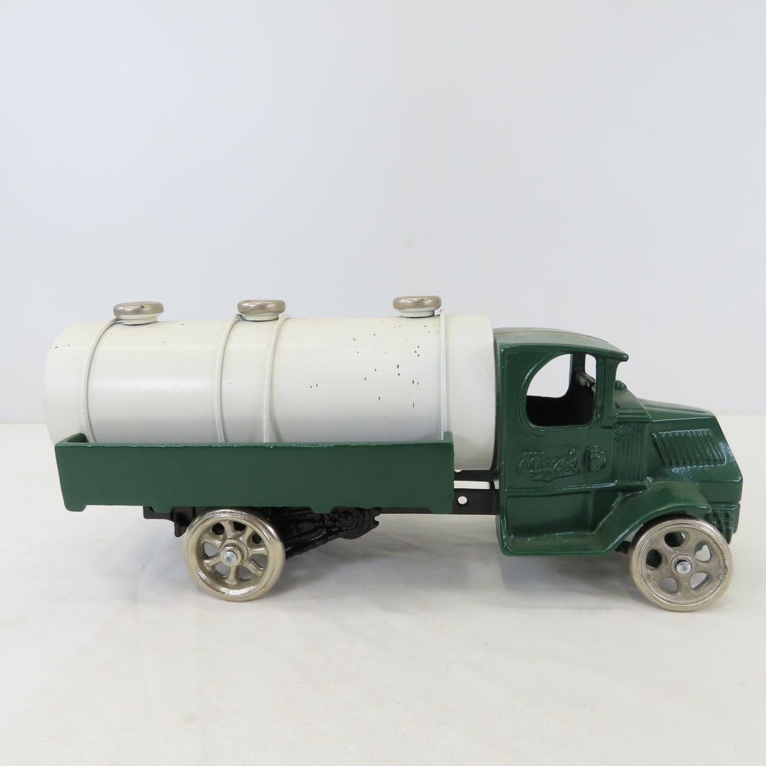 Repainted Arcade Cast Iron Mack Tanker Truck - 6