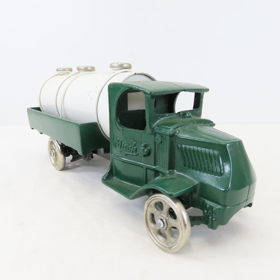 Repainted Arcade Cast Iron Mack Tanker Truck - 7