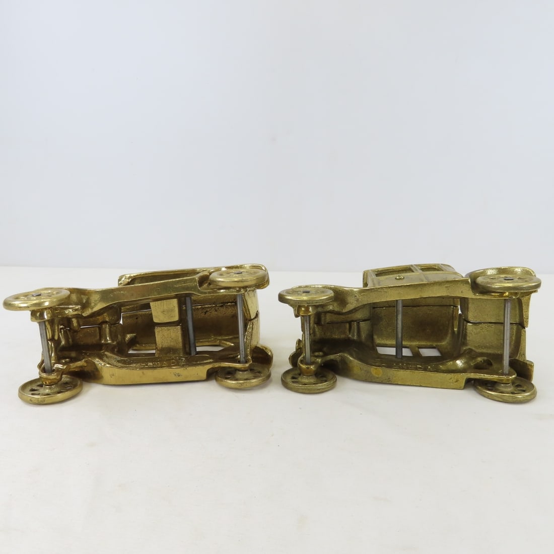 6 Brass Car Models: 2 6" marked Canada - 13