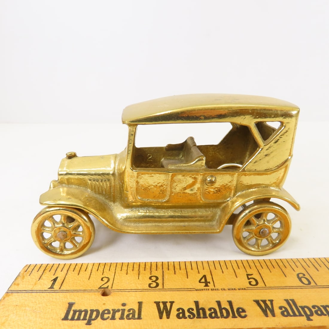 6 Brass Car Models: 2 6" marked Canada - 2
