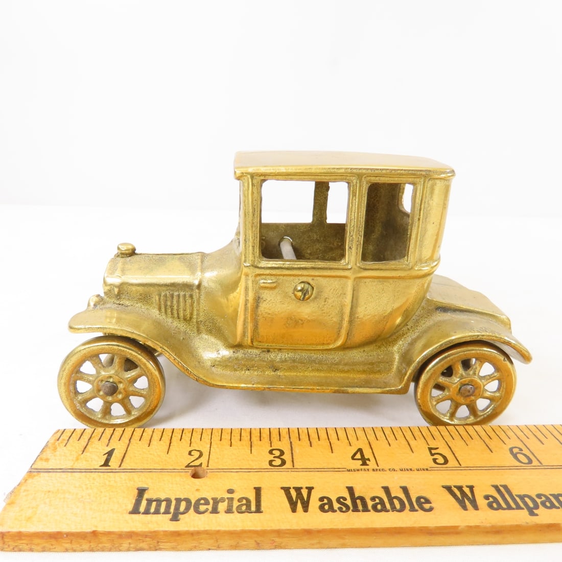 6 Brass Car Models: 2 6" marked Canada - 7