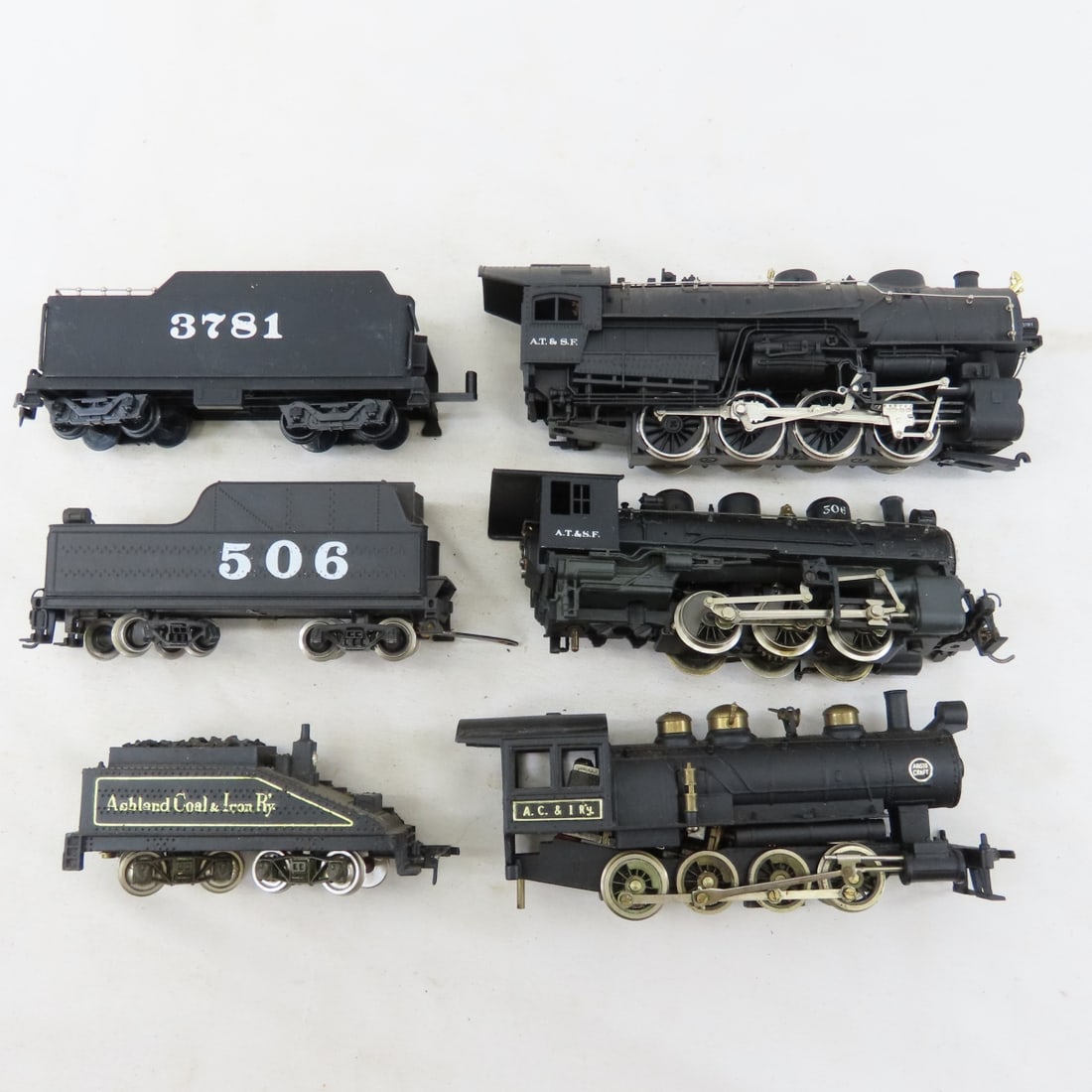 8 HO Scale Engine & Tenders - 13