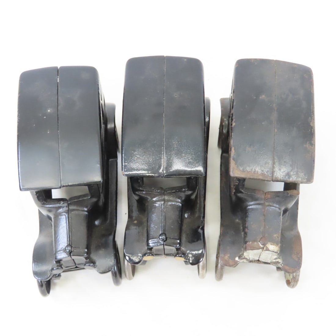 1 All Original & 2 Repainted Arcade Cast Iron Cars - 11