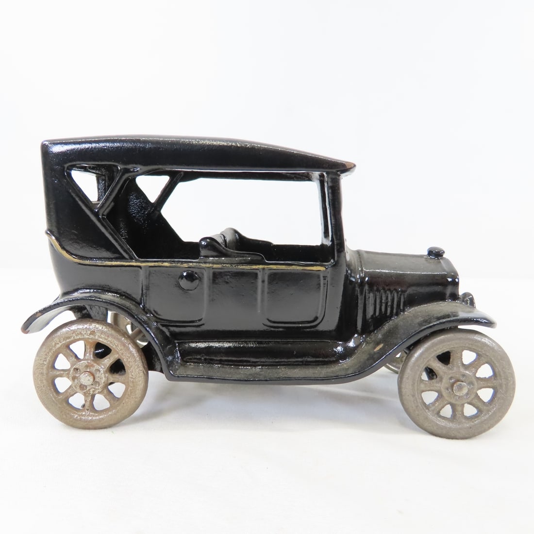 1 All Original & 2 Repainted Arcade Cast Iron Cars - 5