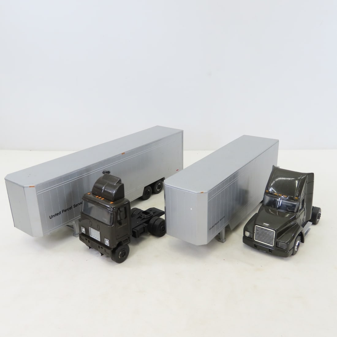 2 UPS Semi-Trucks & 1 Double Trailer Truck - 11