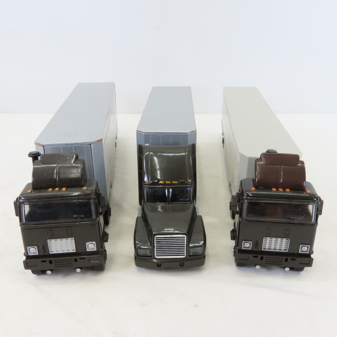 2 UPS Semi-Trucks & 1 Double Trailer Truck - 9