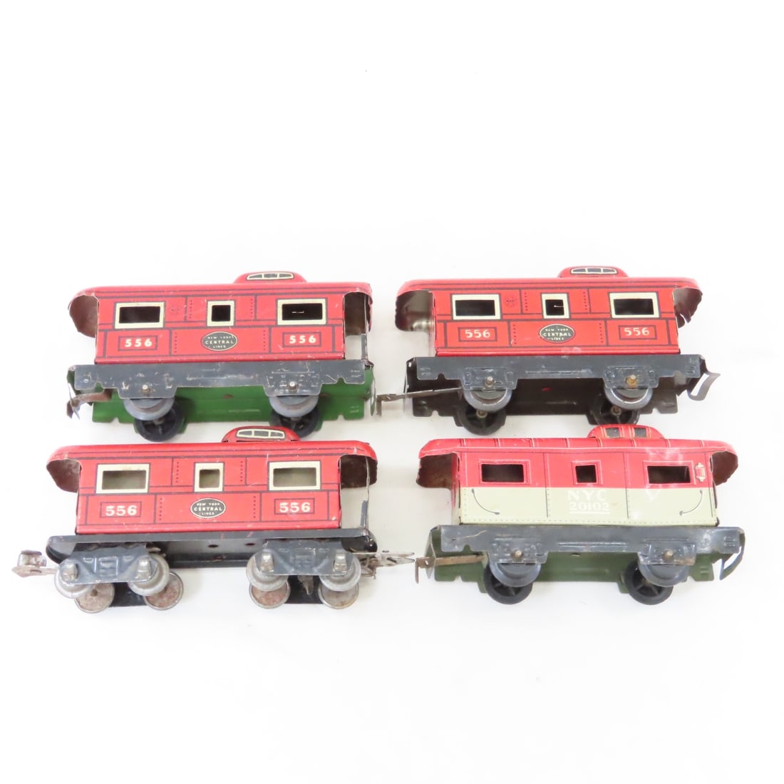 Marx Key Wind O Gauge Tin Litho Train Set - 11