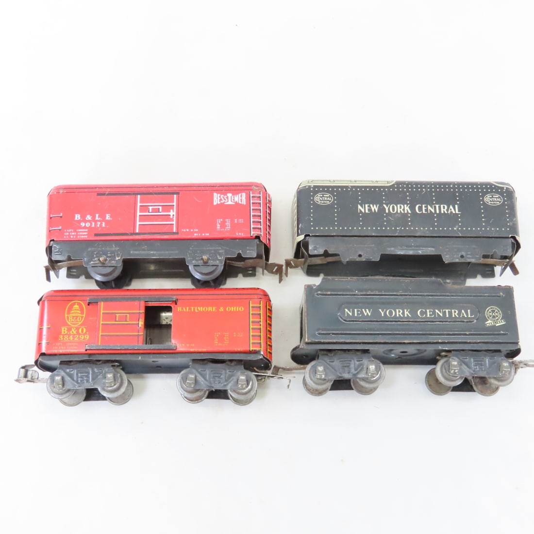 Marx Key Wind O Gauge Tin Litho Train Set - 18
