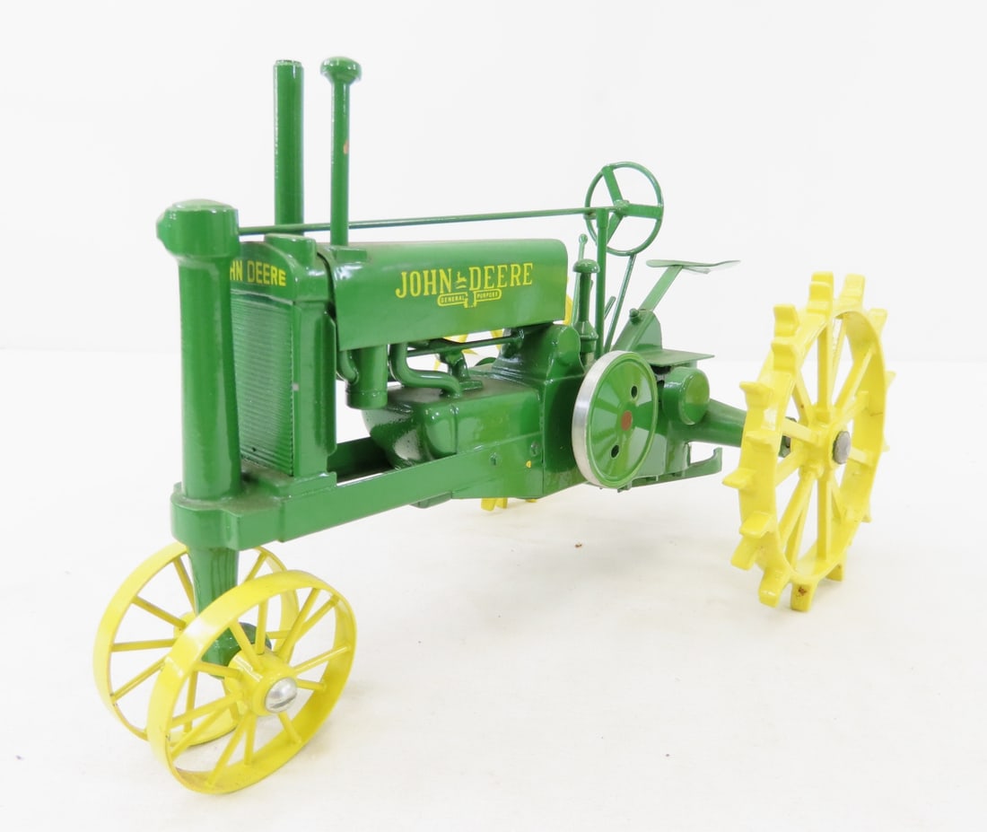 Peter Freiheit Custom John Deere GP NF Tractor: Peter Freiheit Custom John Deere GP NF Tractor - 1/16 diecast, LOT SIZE: 8x5x5" 2 LBS All information and photos, which are part of the description, are intended to be as accurate as possible, but