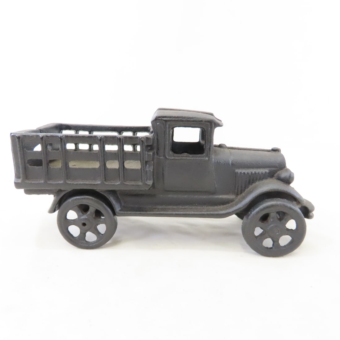 4 Vintage Cast Iron Toy Cars and Trucks - 12