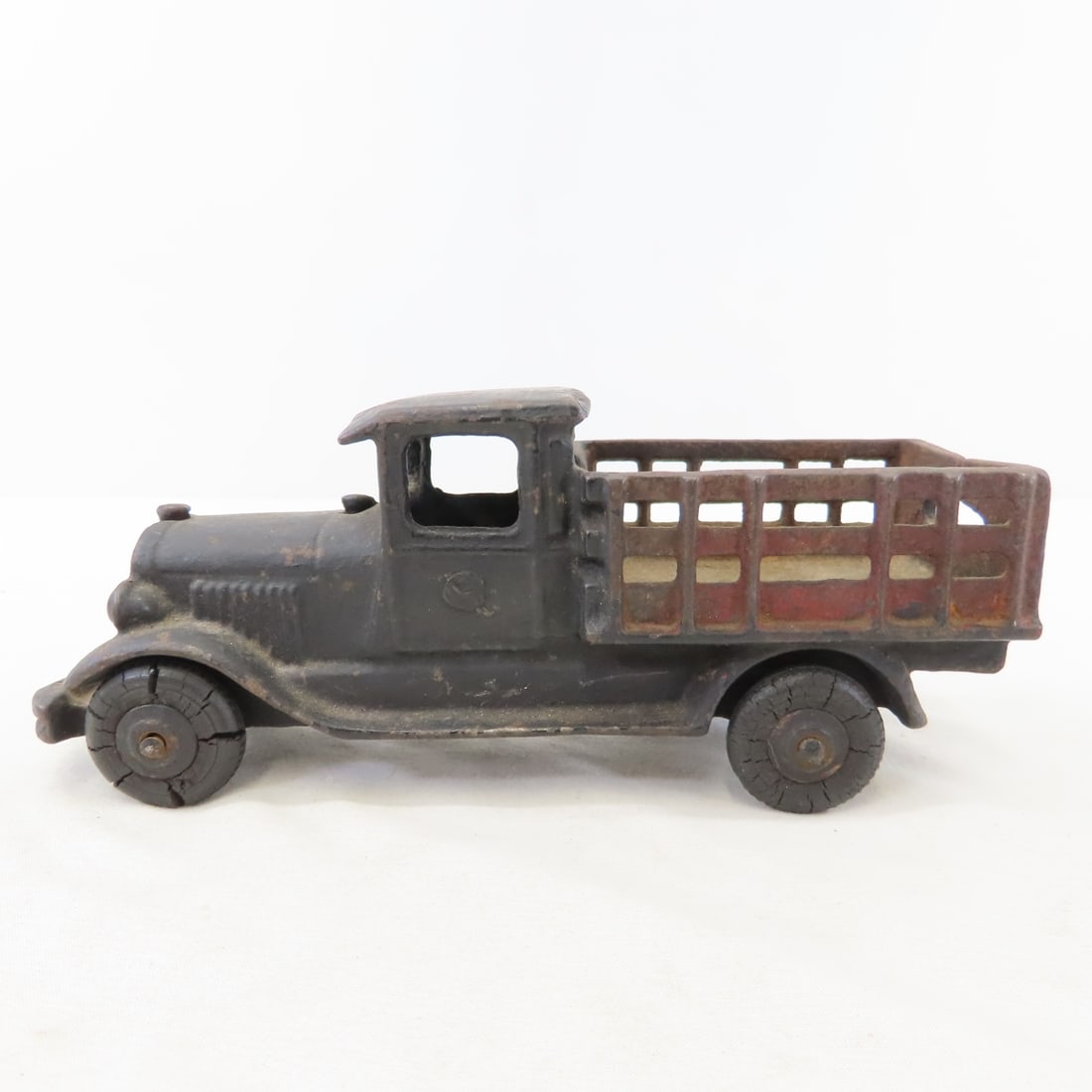 4 Vintage Cast Iron Toy Cars and Trucks - 14