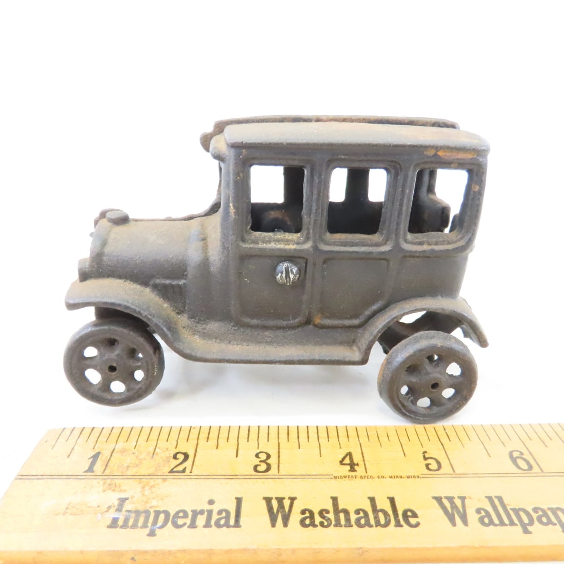 4 Vintage Cast Iron Toy Cars and Trucks - 2