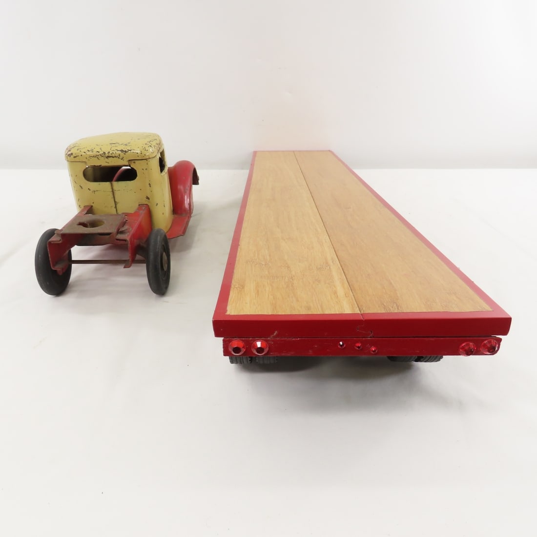 Vintage Turner Toys Cab and Custom Flat Bed - 4