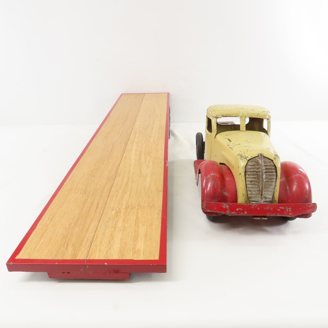 Vintage Turner Toys Cab and Custom Flat Bed - 8