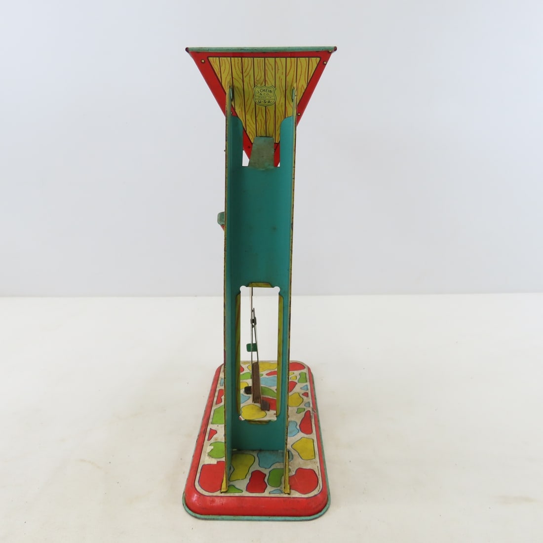 J. Chein Tin Litho Automatic Hod Carrier Sand Toy - 3