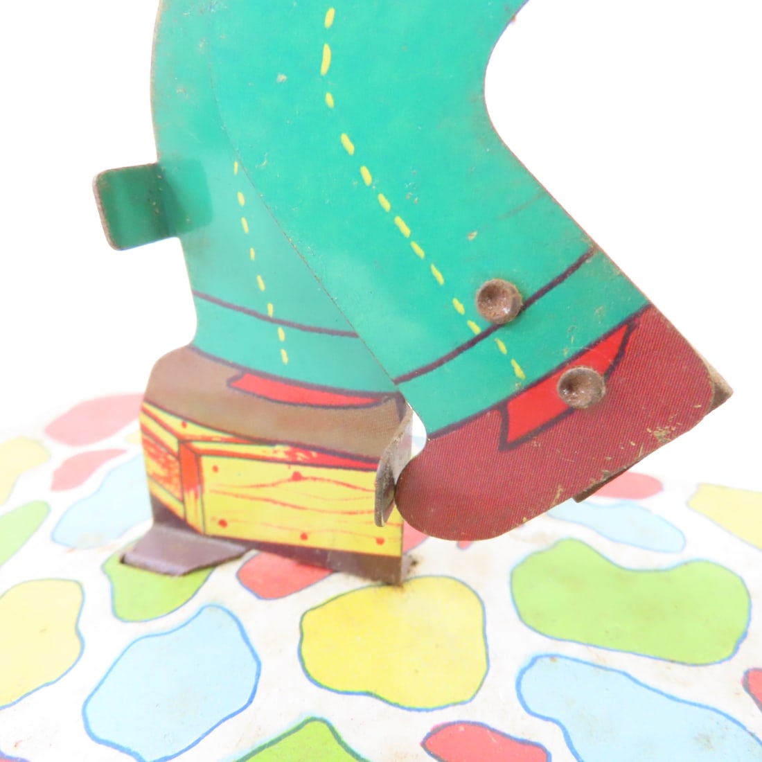 J. Chein Tin Litho Automatic Hod Carrier Sand Toy - 7