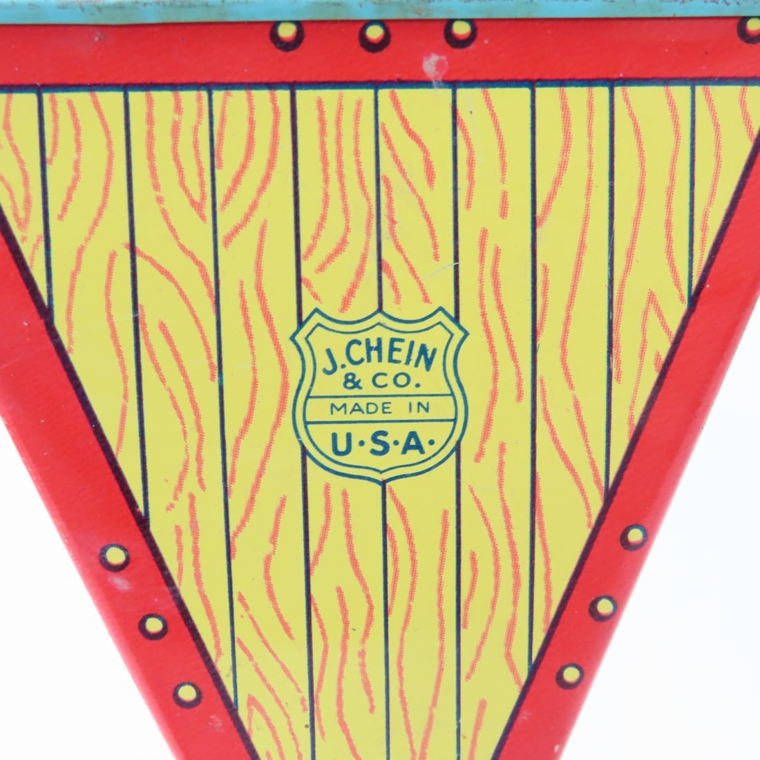 J. Chein Tin Litho Automatic Hod Carrier Sand Toy - 9