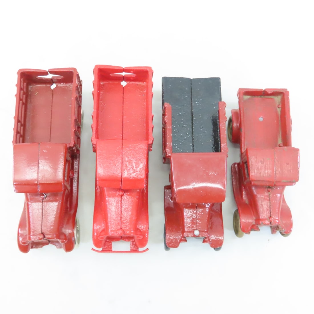 1 Arcade & 3 Unmarked Cast Iron Repainted Vehicles - 18