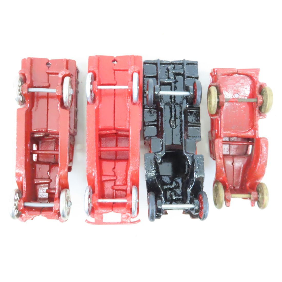 1 Arcade & 3 Unmarked Cast Iron Repainted Vehicles - 19