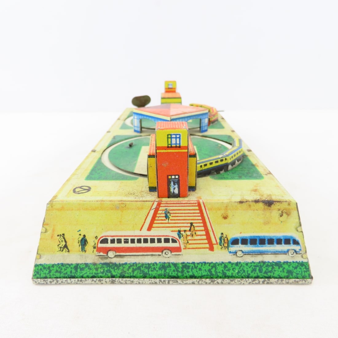 Russian Tin Wind-up Train, Marx Station & More - 13