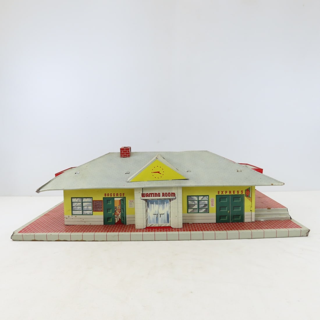 Russian Tin Wind-up Train, Marx Station & More - 3