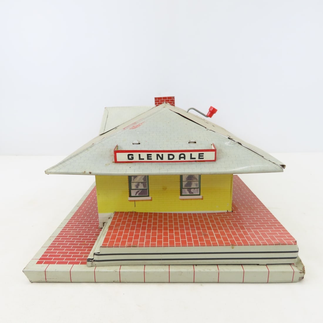 Russian Tin Wind-up Train, Marx Station & More - 4