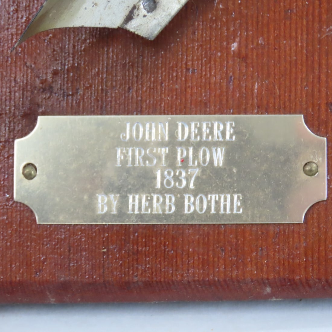 3 J Deere 1837 First Plow Models,1 by Herb Bothe - 14