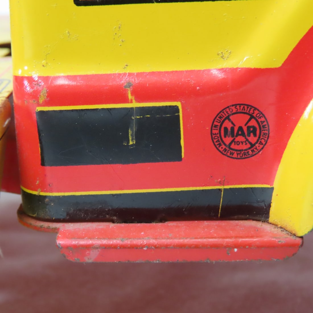 Marx Tin Litho Truck & Wyandotte Flat Bed Trailer - 13