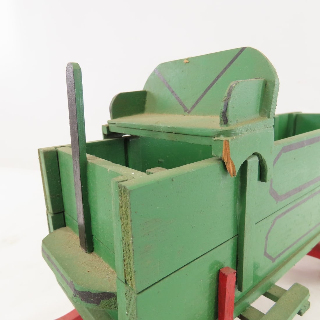 2 Breyer Horse Team Pulling Custom Wood Sled Wagon - 13