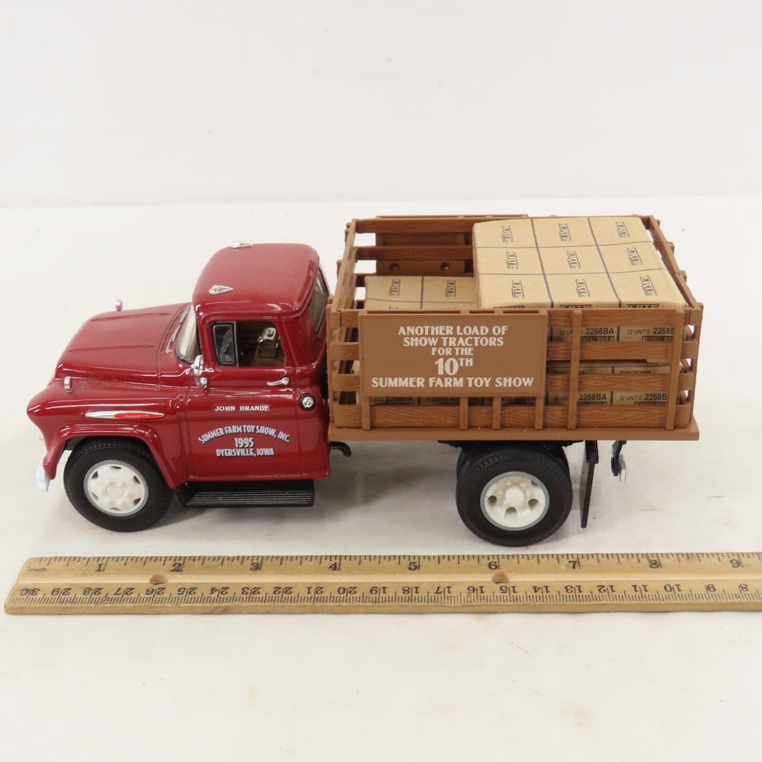 2 ERTL 1995 Summer Farm Toy Show Stake Trucks - 2