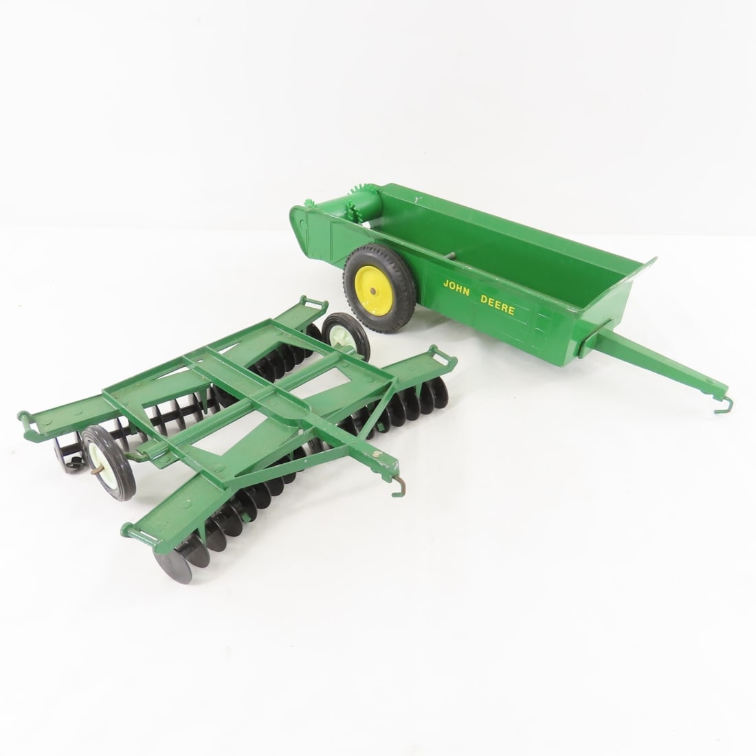 2 John Deere Tractors, Spreader & Disc Harrow - 17